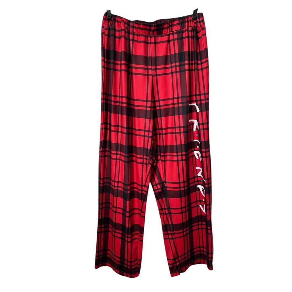 Friends the Television Series Together Is Better Pajama Lounge Set Red Black 0XL - Picture 8 of 16